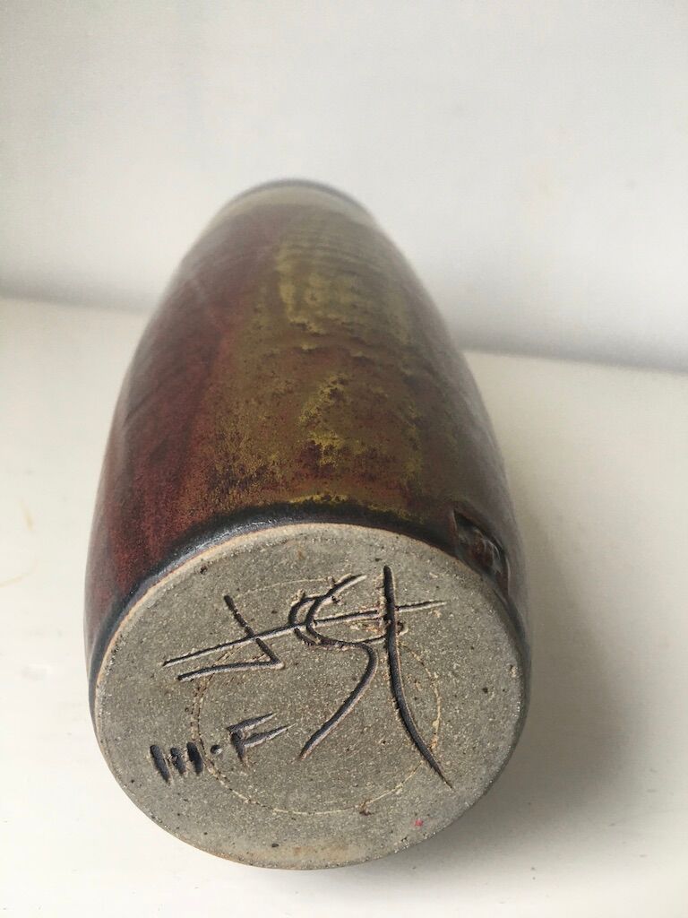 Jean Cacheleux ceramic vase