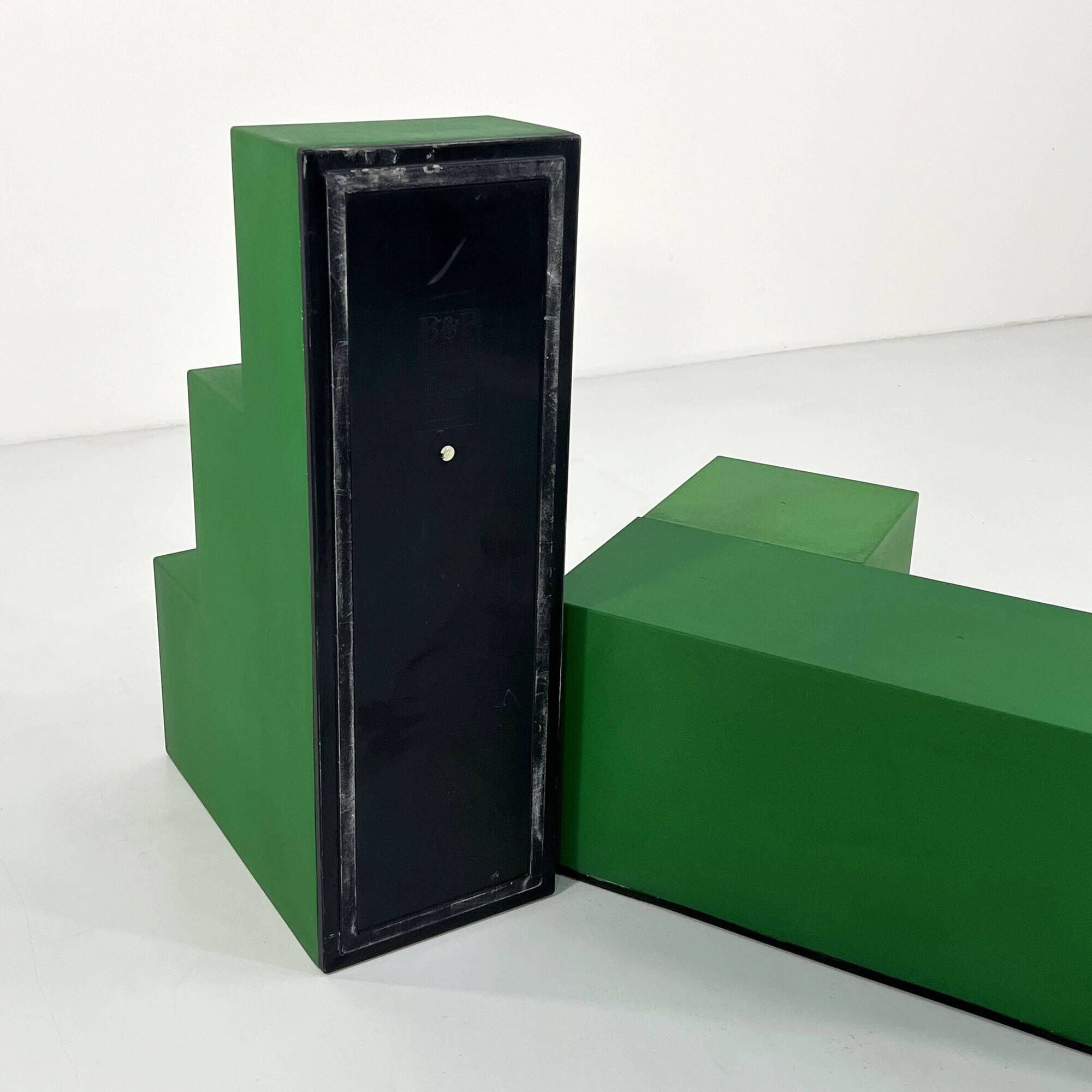 Set of 3 coffee tables Gli Scacchi by Mario Bellini for B&B Italia.