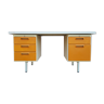 Desk 70s vintage industrial Strafor orange