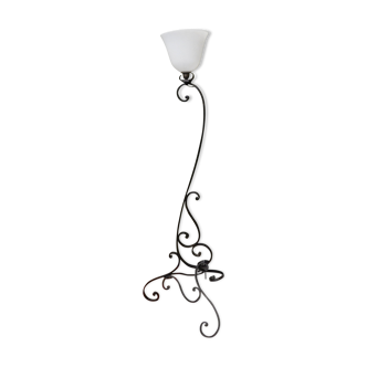 Wrought iron lamppost tripod art deco