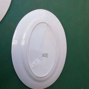 2 oval dishes rooster decorations