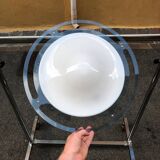 Vintage 70's style plastic pendant light