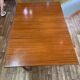 Mahogany veneer dining table by Marcel Gascoin 1960 for Alveole