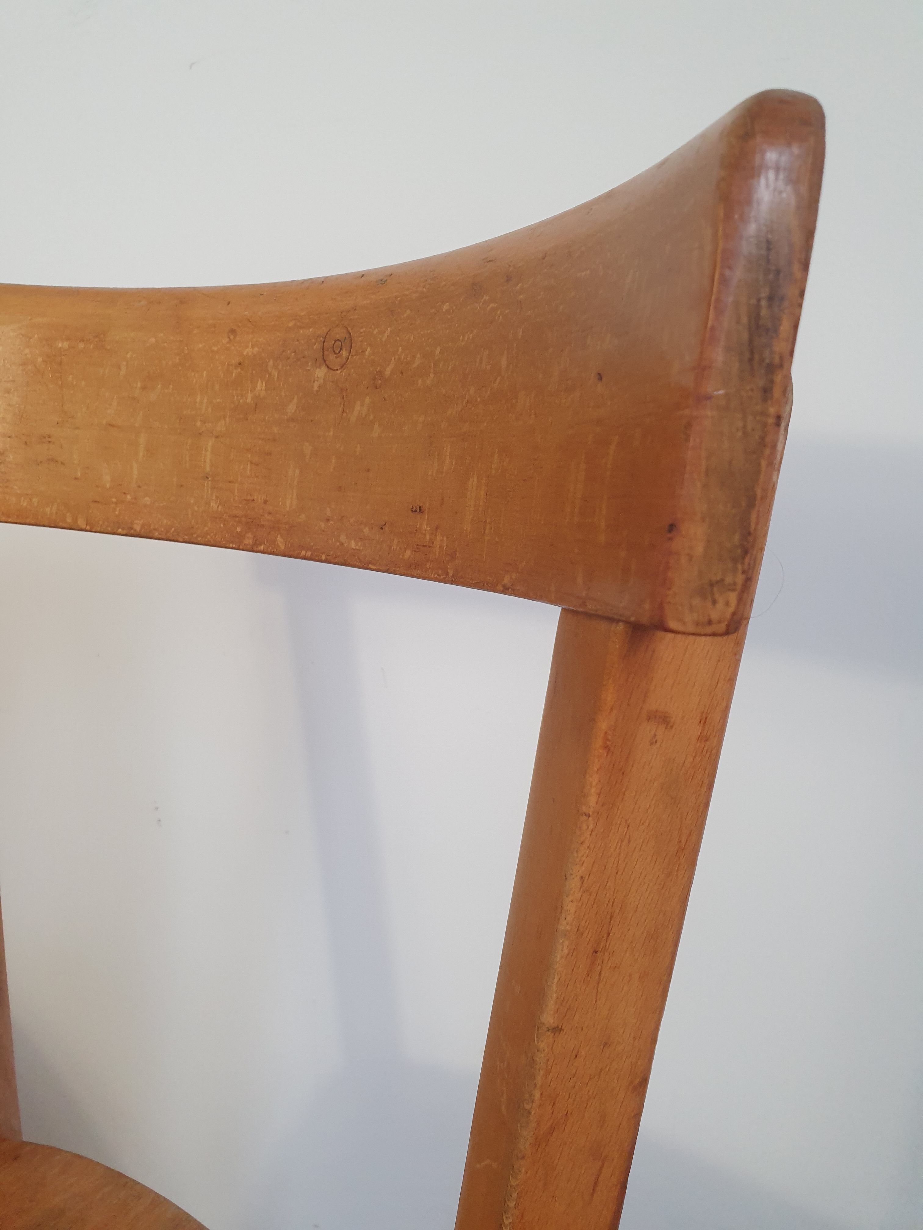 Pair of Baumann bistro chairs