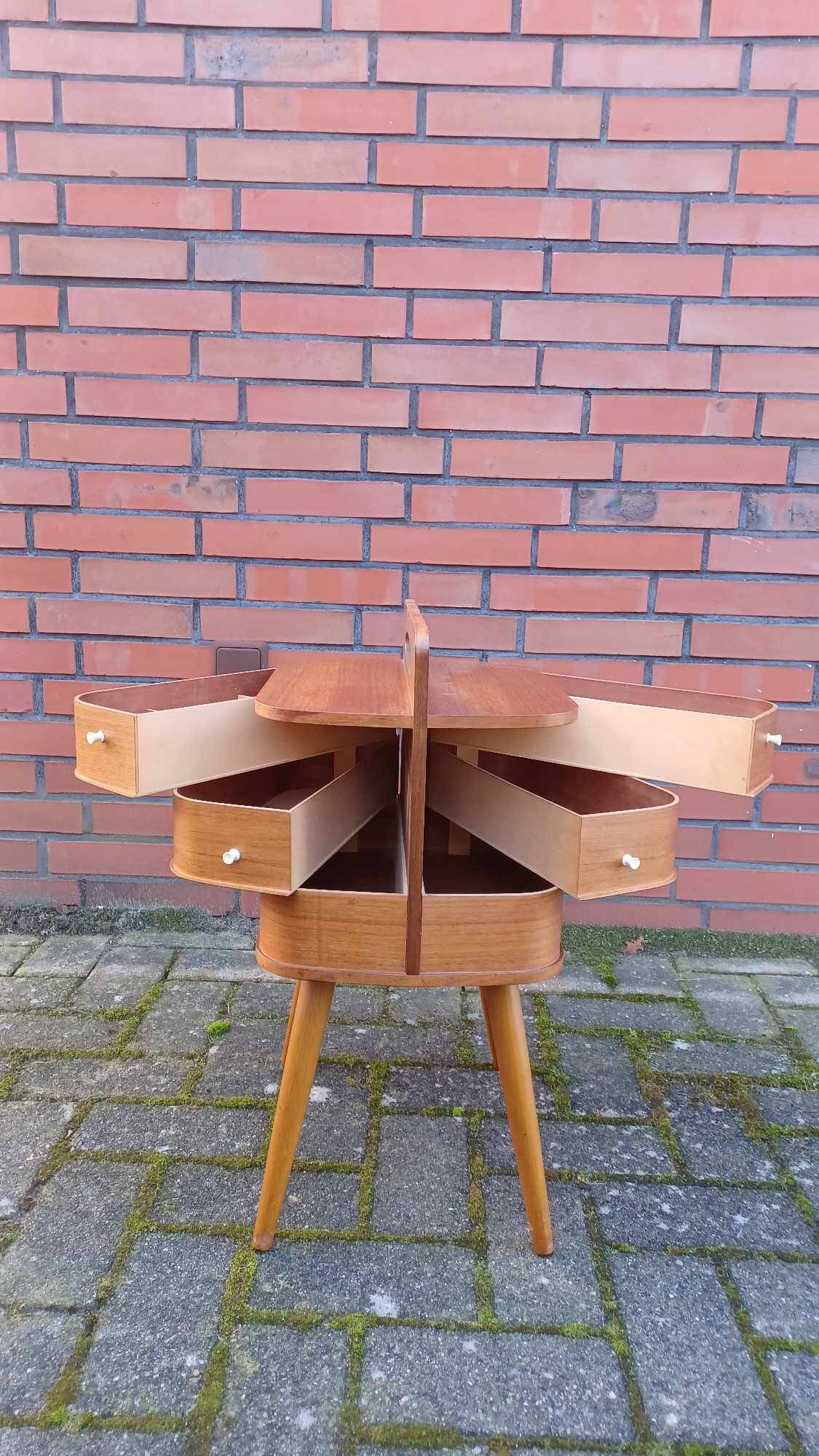 Table de nuit Vintage 1970 Teck