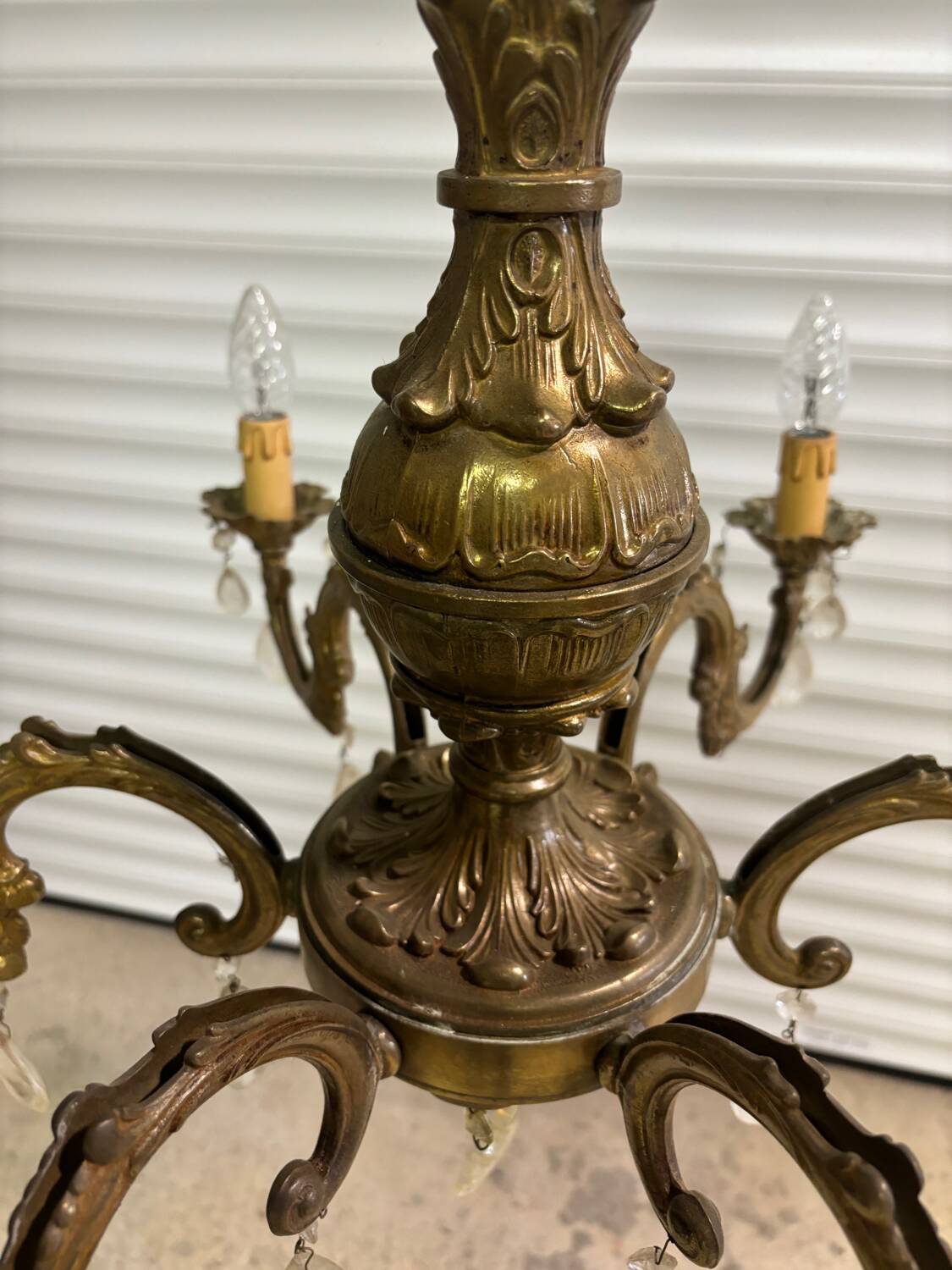 Lustre suspension en bronze