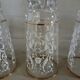 4 vintage water glasses