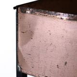 Vintage metal planter