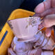 Magnificent service in art deco pastel pink porcelain.