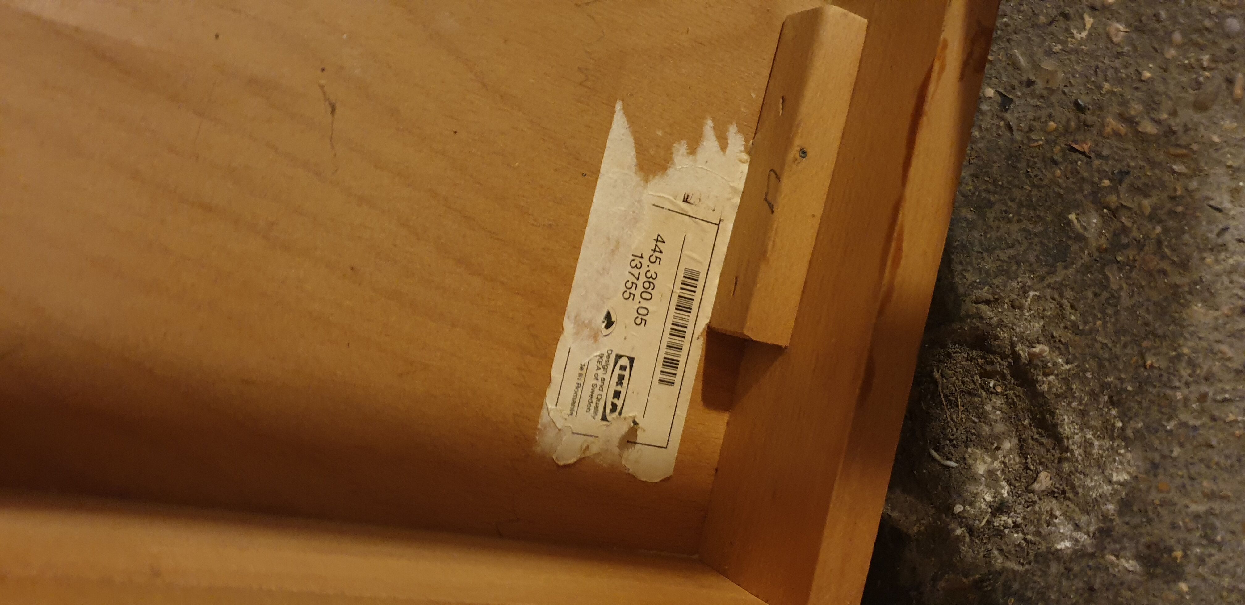 Wooden children's chair