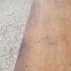 Rustic farm table in solid oak, Louis Philippe legs, 19th century - 1m40