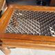 Table basse bois et fer style indien