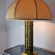 Faux bamboo brass lamp, France, 1970