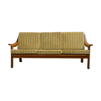 Danish teak 3 seater sofa