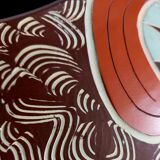 50s pottery vase numbered