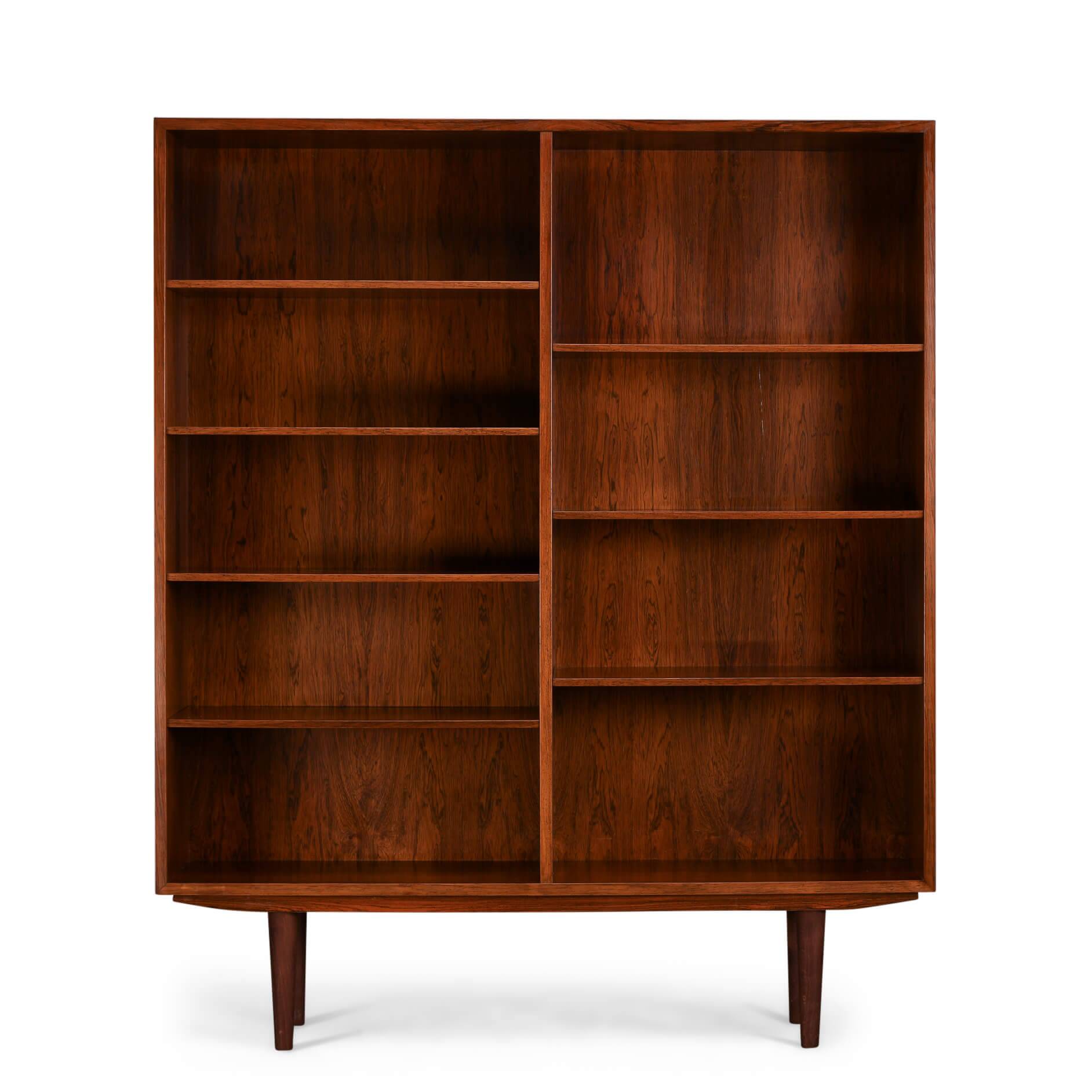 Model 6 Rosewood Bookcase by Gunni Omann for Omann Jun Mobelfabrik, 1960s