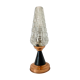 Lampe à poser vintage verre