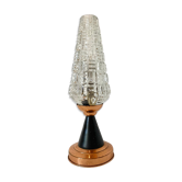 Lampe à poser vintage verre
