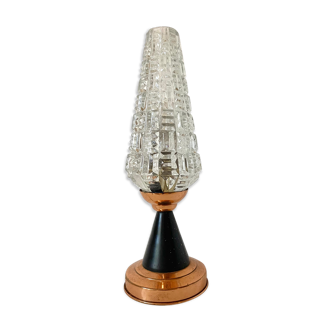 Vintage glass table lamp