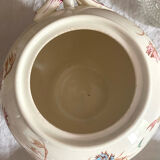 Théière en terre de fer polychrome K&G Luneville Bleuet