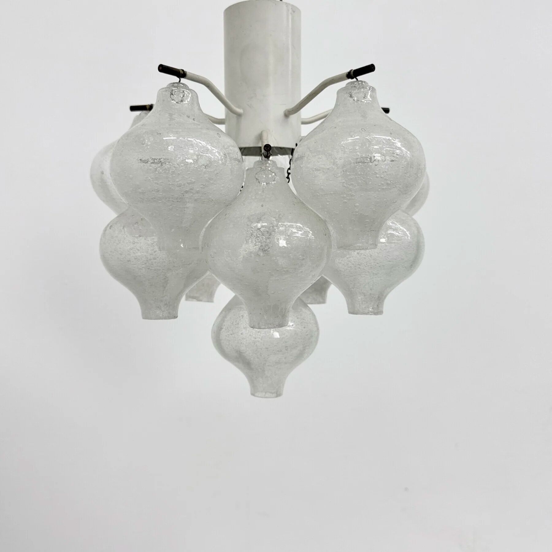 Mid-century Tulipan glass flushmount by Kalmar, Austria, 1960s