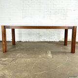 Italian vintage dining table with burl wood from Borghi