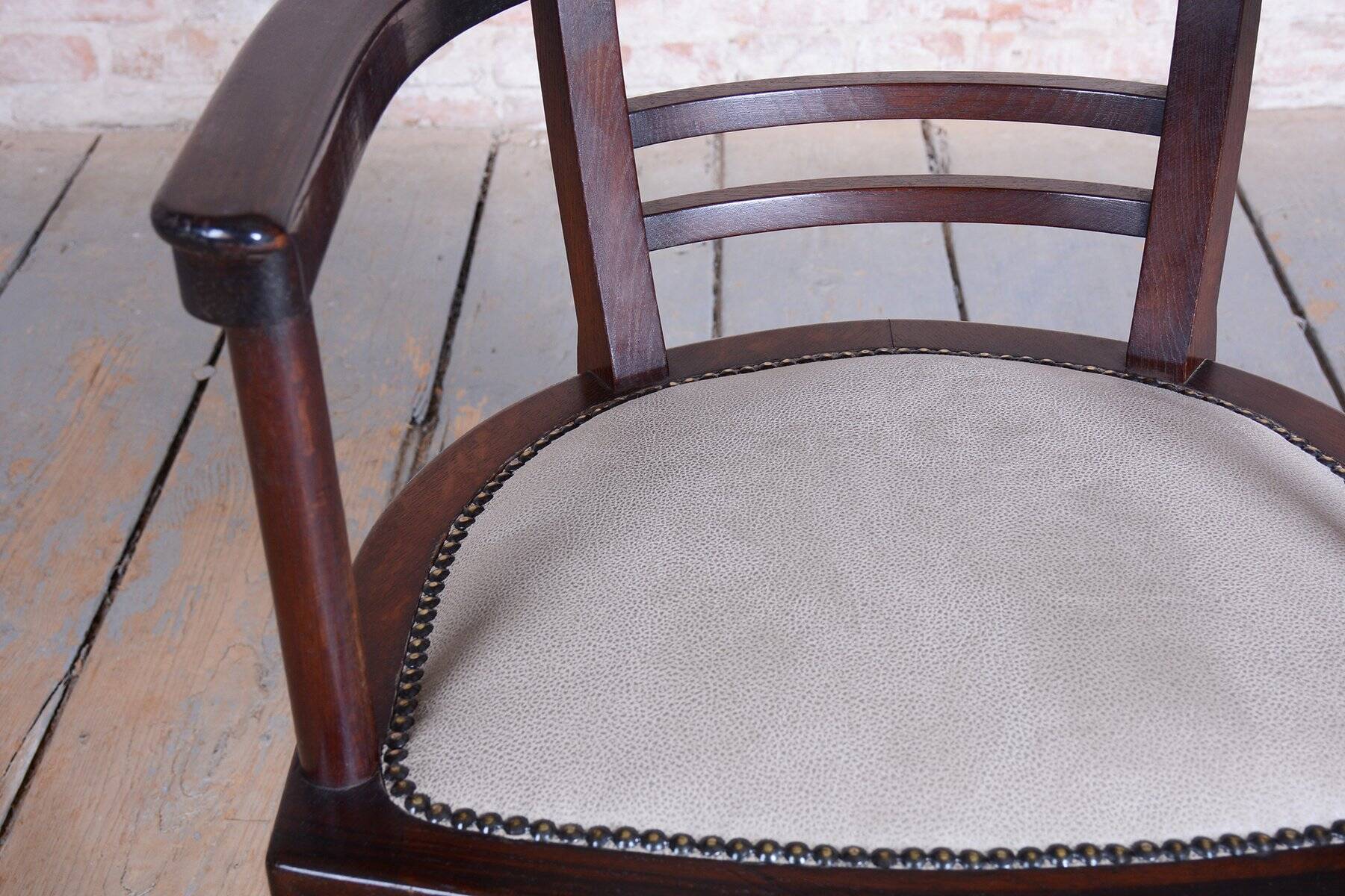 Art Deco Armchair by Josef Hoffmann for Wiener Werkstätte, 1890s