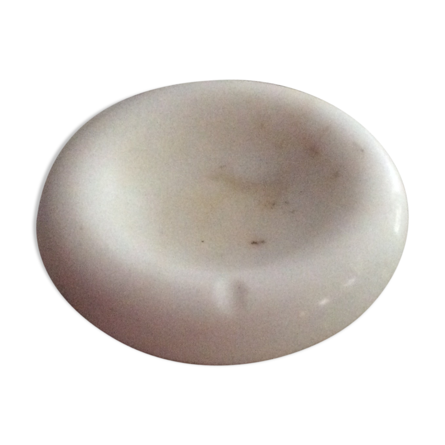 White marble ashtray