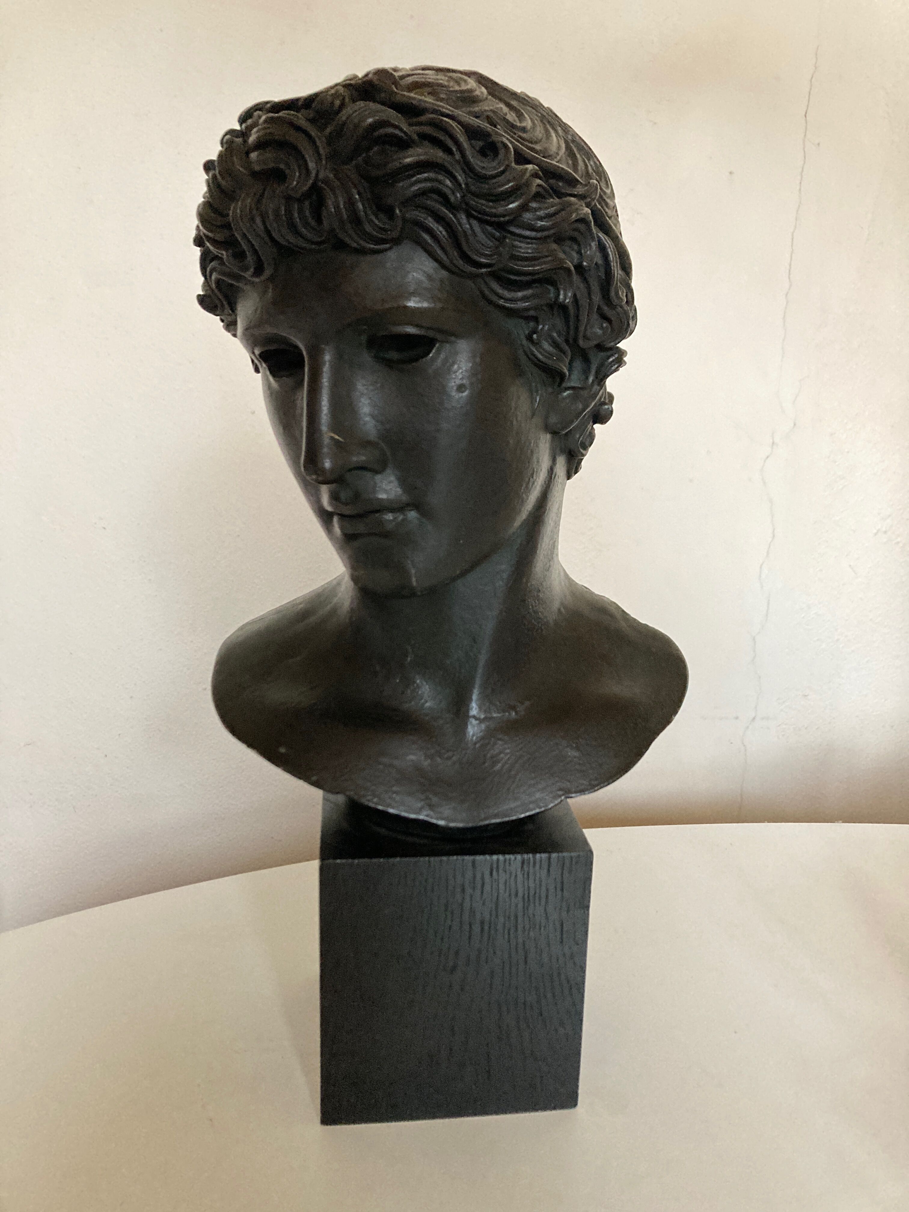 Athlete's head winner Greco Roman antiquities Louvre Museum