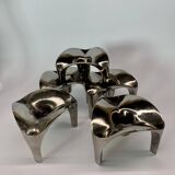 Stackable Candleholder set of 5, Germany 1970s