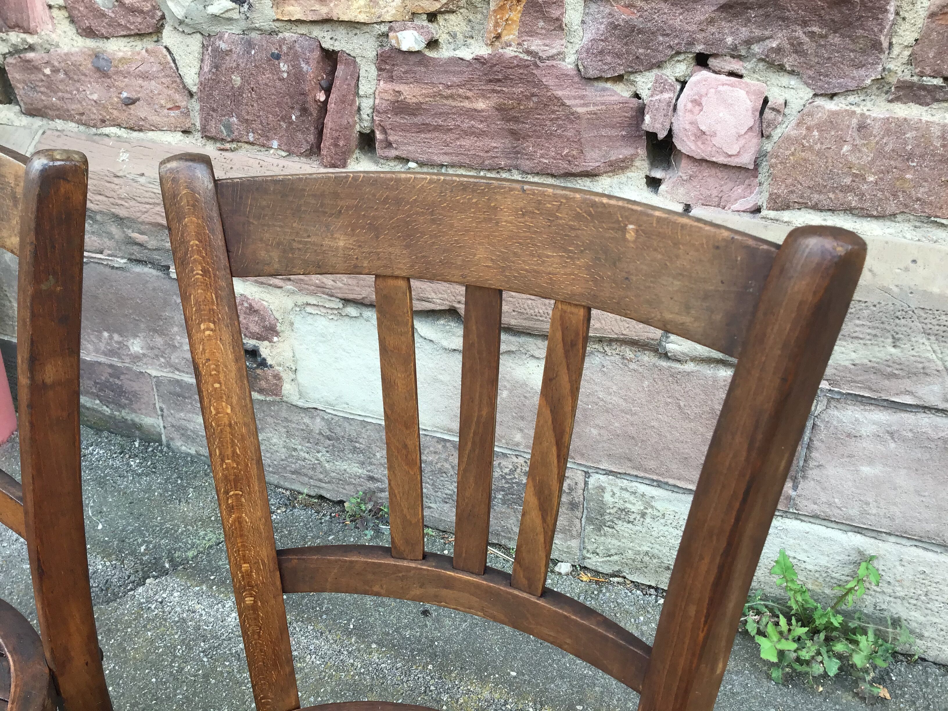 Pair of bistro chairs