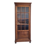 Antique Parisian glass cabinet - bonnet-maker type