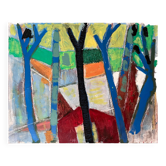 "A travers les arbres" by André Guillou