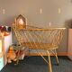 Rattan cradle