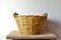Large wicker basket - Woven wooden awning