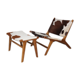 Amrchair and ottoman