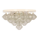 Plafonnier en verre pagode par Kalmar, Autriche, années 1960