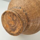 Vintage terracotta amphora vase 1960