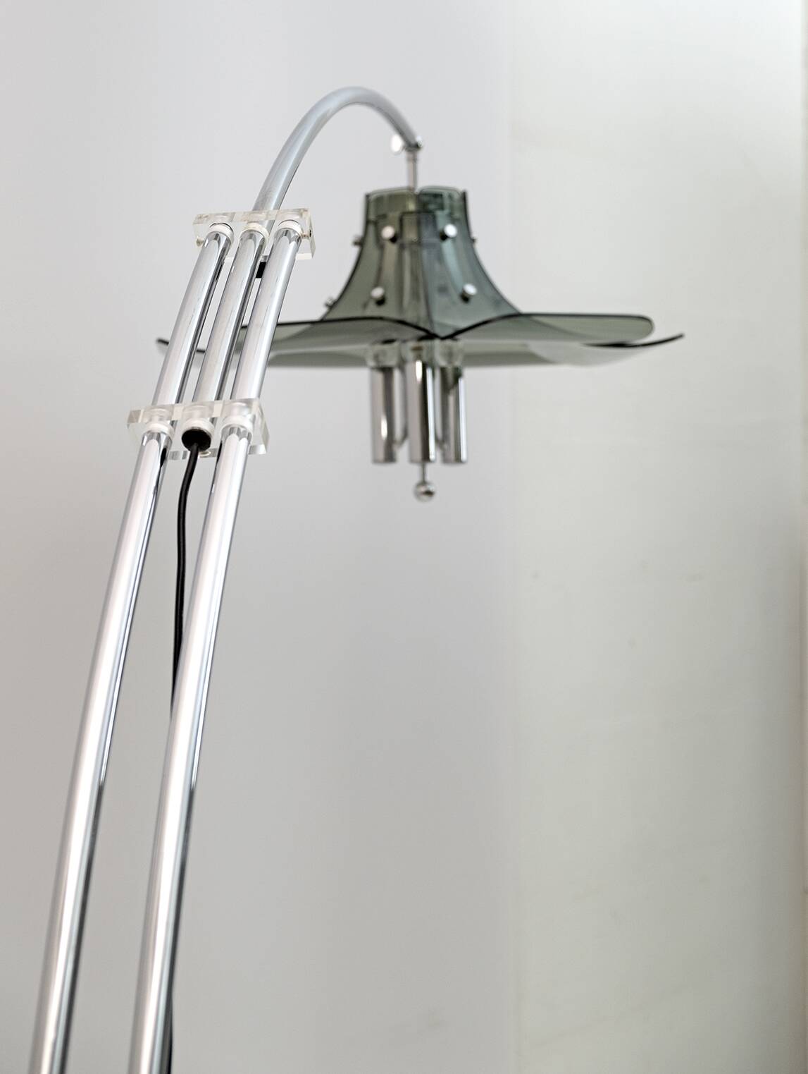 Fontana Arte Vintage Italian Arc Floor Lamp, 1970s