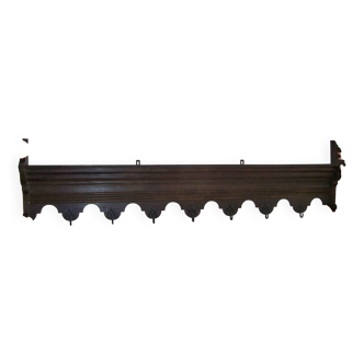 Solid wood wall shelf