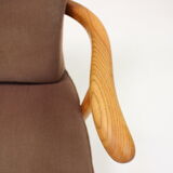 1940s Pair of Oak Armchairs by Krasna Jizba, Czechoslovakia