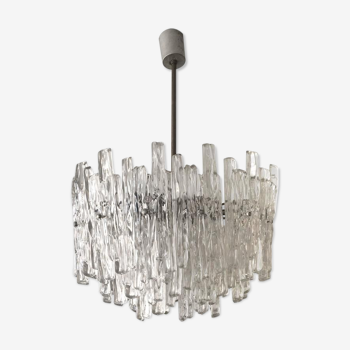 Lucite 1960 three-tier chandelier s