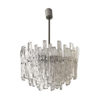 Lucite 1960 three-tier chandelier s