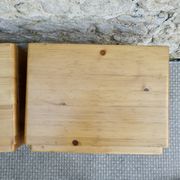 Paire de chevets en pin les Arcs par Charlotte Perriand, années 60-70