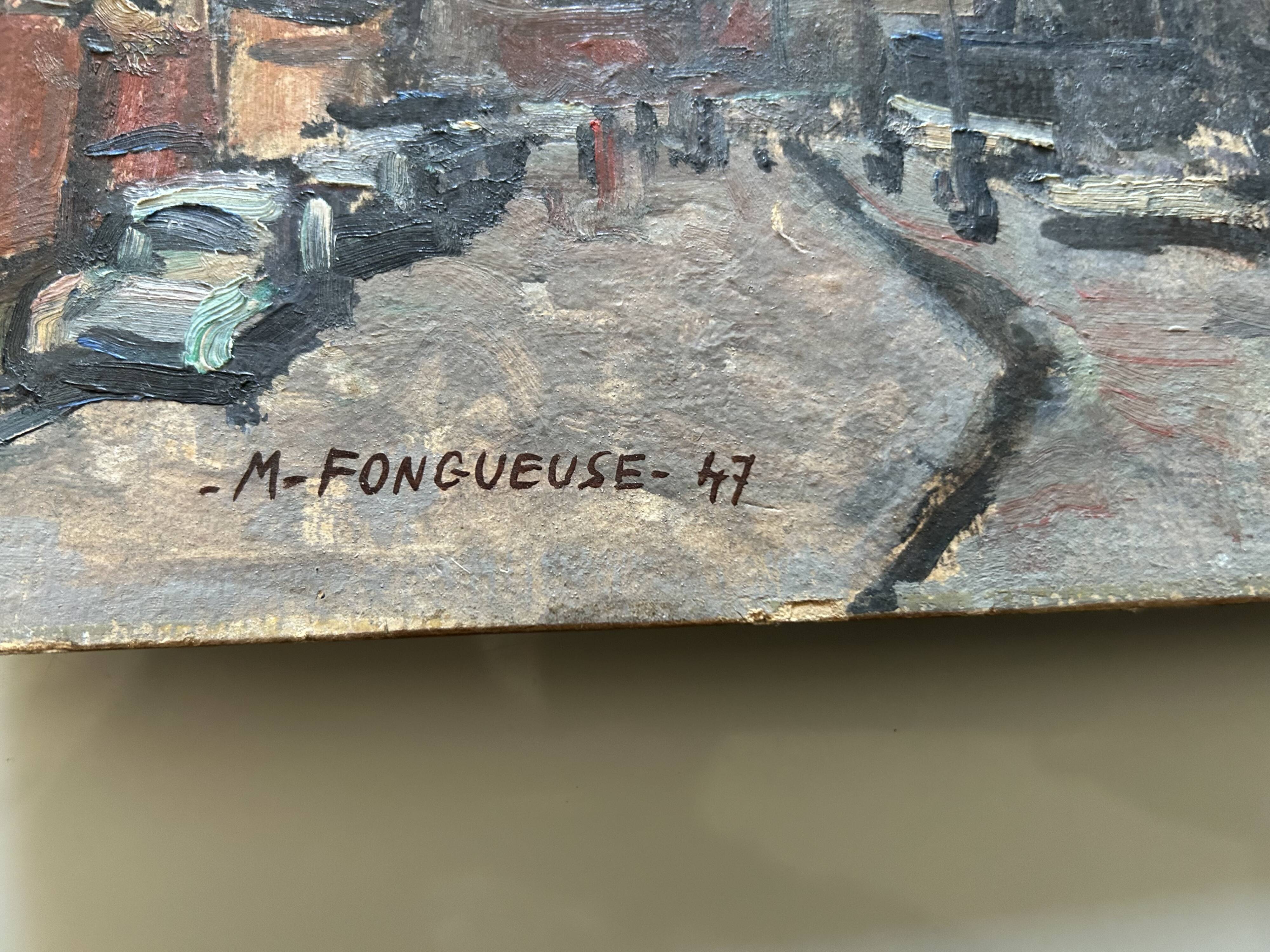 Maurice Fongueuse – Oil on panel – Saint-Séverin Church Paris