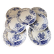 Ironstone plate Creil and Montereau primrose decoration 19th century