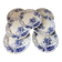 Ironstone plate Creil and Montereau primrose decoration 19th century