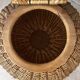 Wood and wicker basket