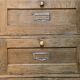 Oak notary clamshell furniture