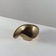 Vintage brass ashtray with an organic design from the 1950s.